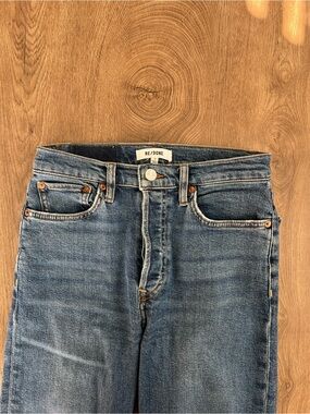 Re/Done 90s High Rise Ankle Crop